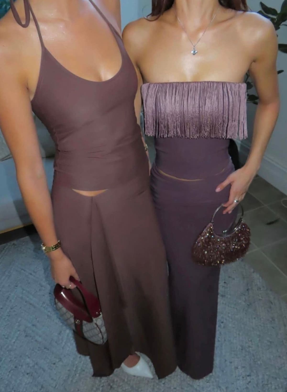 A Hired by Em piece worn by a customer